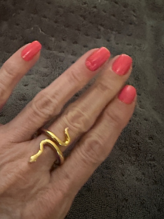 Jewelry - Gold Snake Wrap Ring - Women's Fashion Jewelry